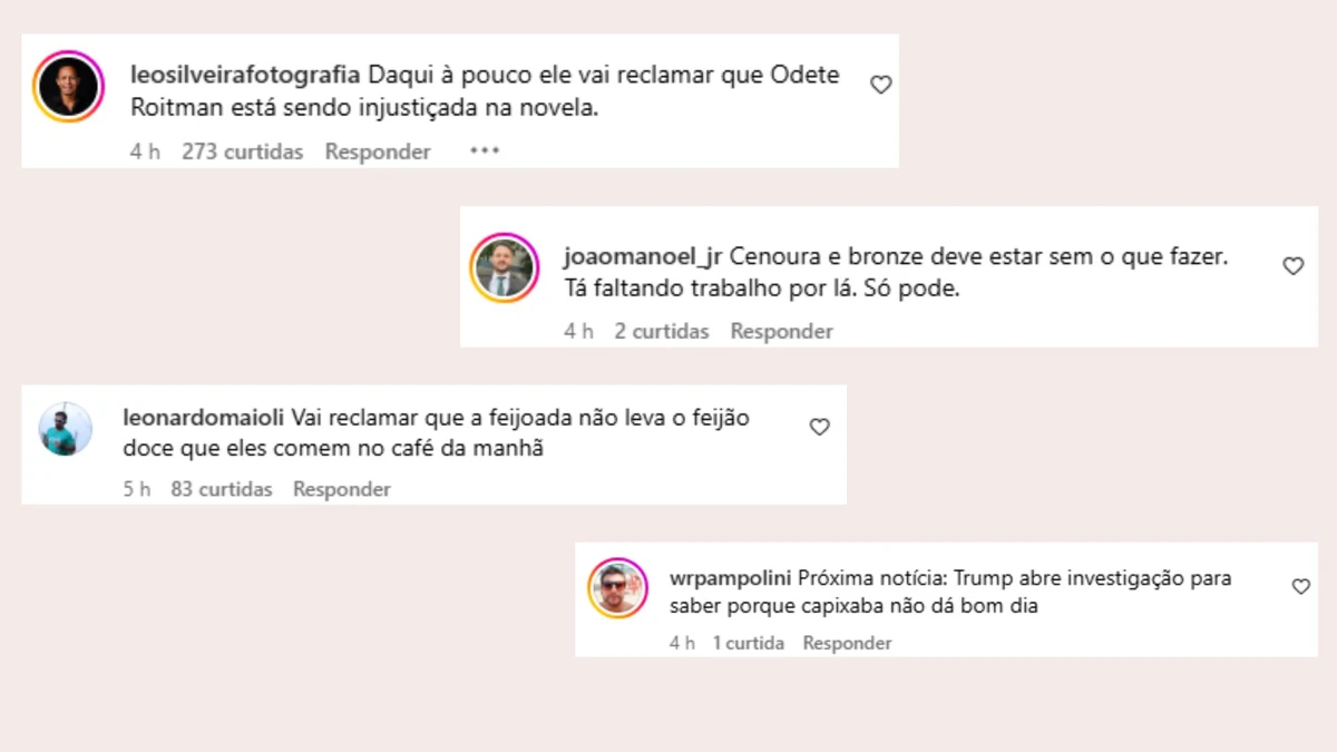 Disputa comercial entre Brasil e Eua está movimentando a internet por Instagram