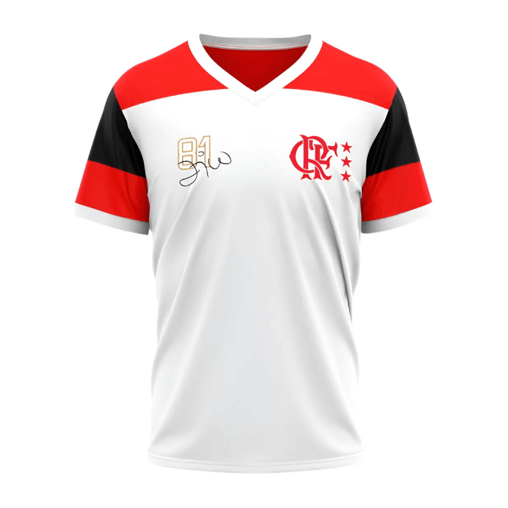 Camiseta Flamengo Retrô 1981 Zico