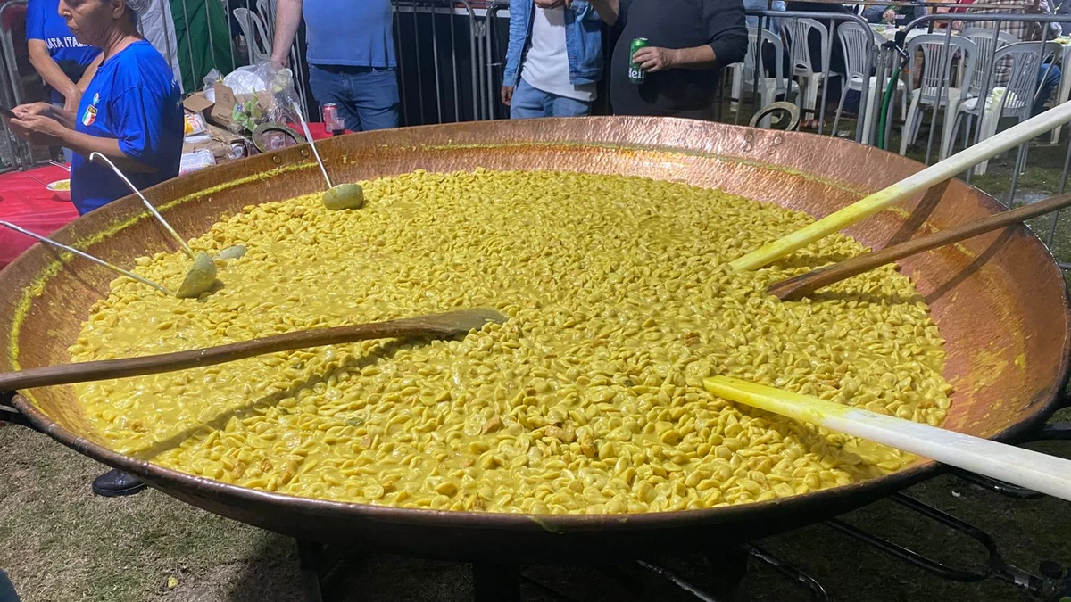 Mais de 600 quilos de capeletti foram servidos na Festa da Colônia Italiana de Marilândia
