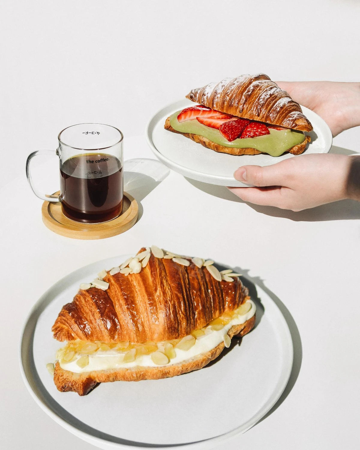 Croissants da franquia The Coffee