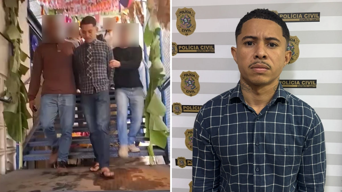 Felipe Pereira de Souza foi preso em festa julina