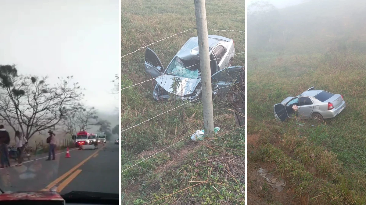 Motorista é resgatado em estado grave após atropelar animal na pista em Muqui