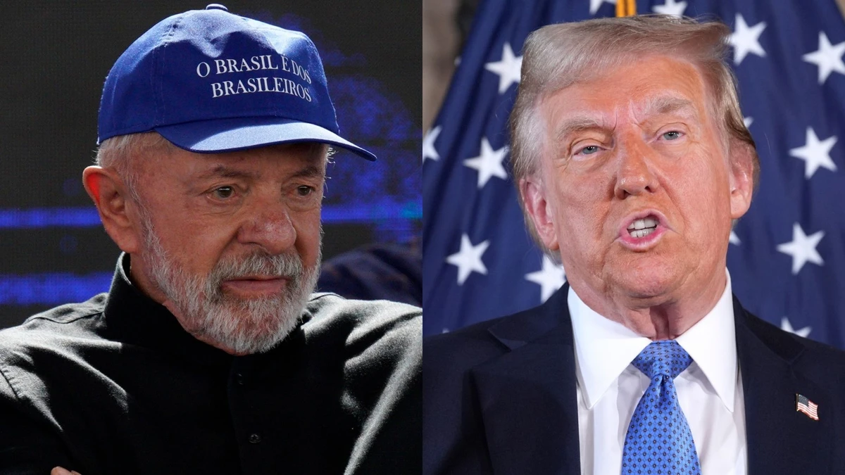 Presidente da República, Luiz Inácio Lula da Silva, e presidente dos Estados Unidos, Donald Trump