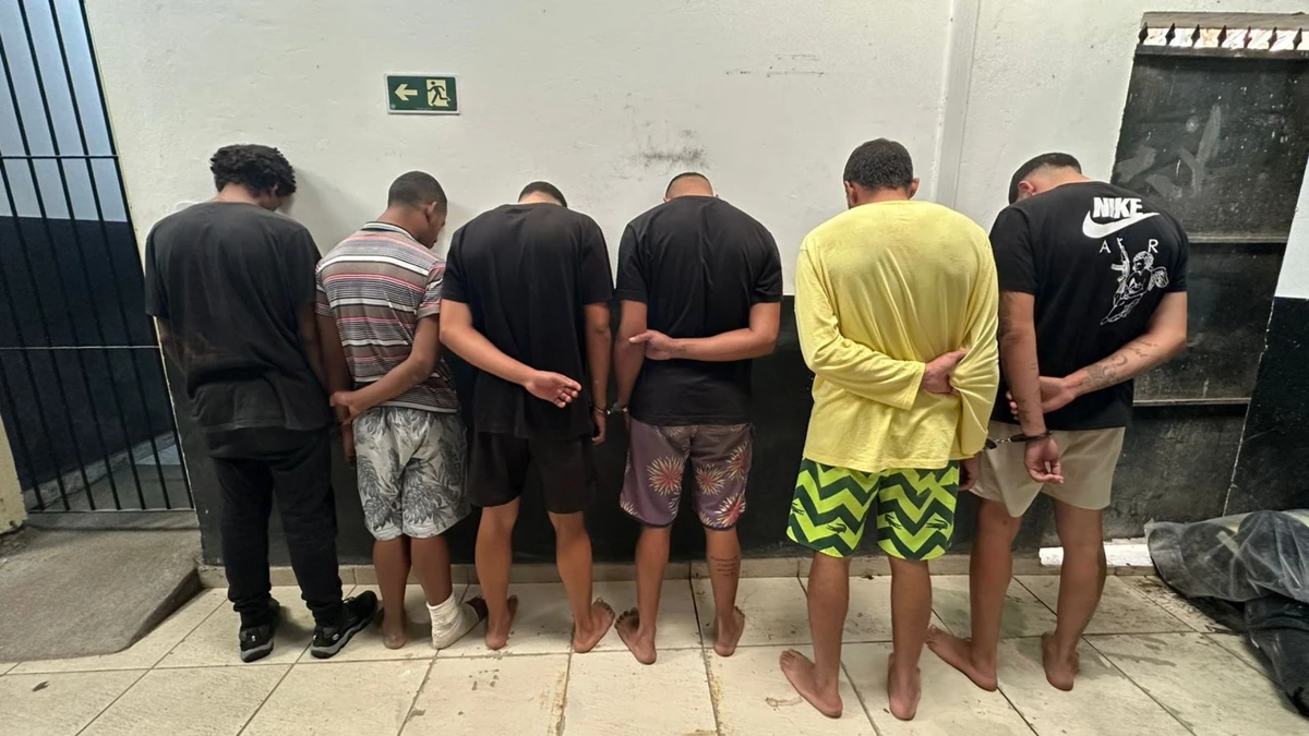 Seis suspeitos foram presos em operação no Litoral Sul do ES