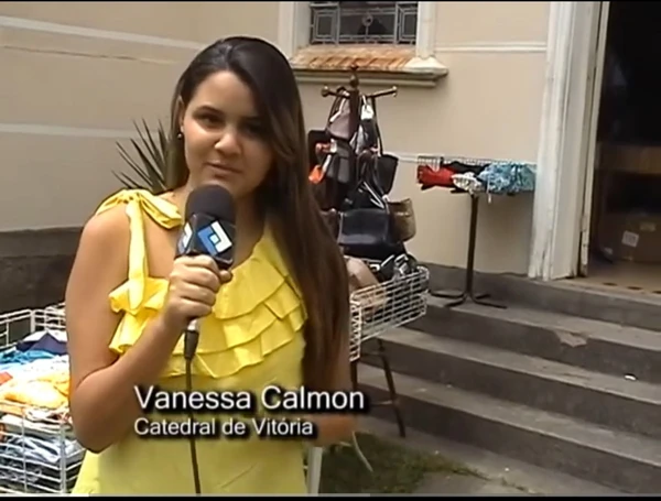 Vanessa Calmon na época da graduação