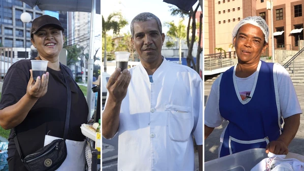 Enquanto muitos ainda dormem, vendedores se espalham pelos cantos da capital capixaba para garantir a refeição matinal de quem não tem tempo de fazê-la em casa