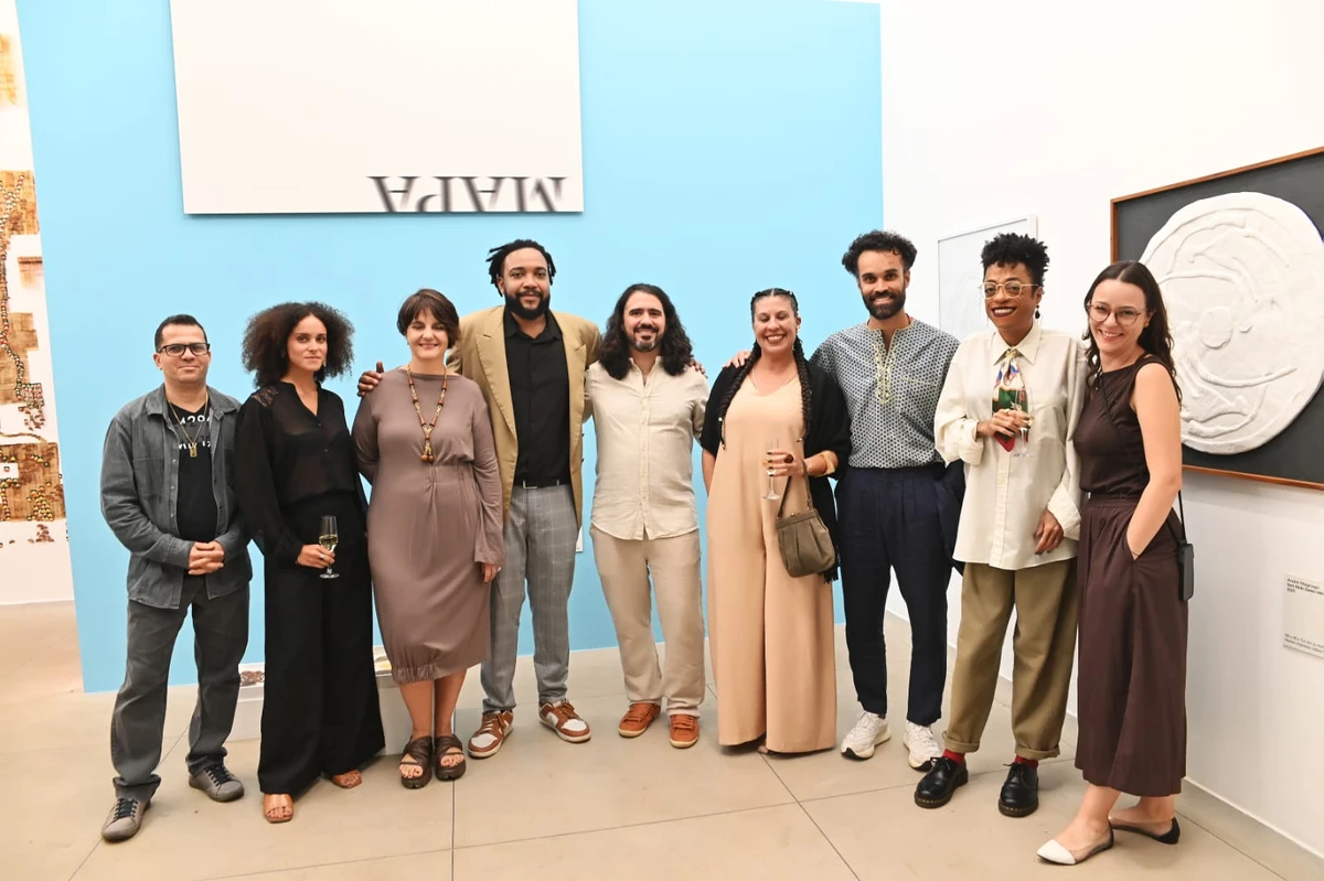 Artistas da exposição "Quebra Mapa"