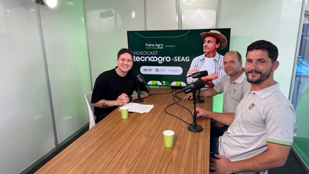 O novo episódio do Videocast TecnoAgro especial da Feira Agro Nater Coop, conversou com o gerente de Acesso ao Mercado, Philipe Souza Muller, e gerente de Acesso ao Mercado de Irrigação, Miguel Gasparini Dallapicola