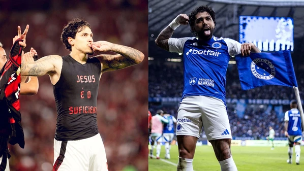 Atacantes foram decisivos nas vitórias de Flamengo e Cruzeiro nesta rodada do Brasileirão