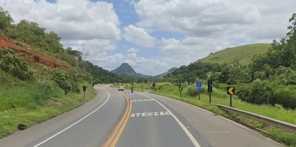 Local onde aconteceu o acidente na BR 101, em João Neiva