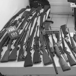 É assim que acontece a ostentação no crime, com mais armas. Elas são um ativo significativo. E é também dessa forma que territórios são dominados, aumentando a lucratividade do negócio ilegal