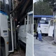 Imagem - Motorista perde controle da direção e ônibus atinge casa em Cachoeiro