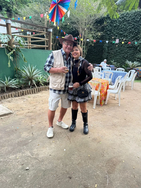 Festa julina de Luiz Paulo Vellozo Lucas e Roberta Furtado