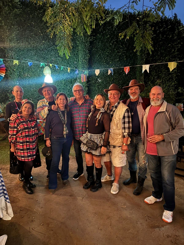 Festa julina de Luiz Paulo Vellozo Lucas e Roberta Furtado