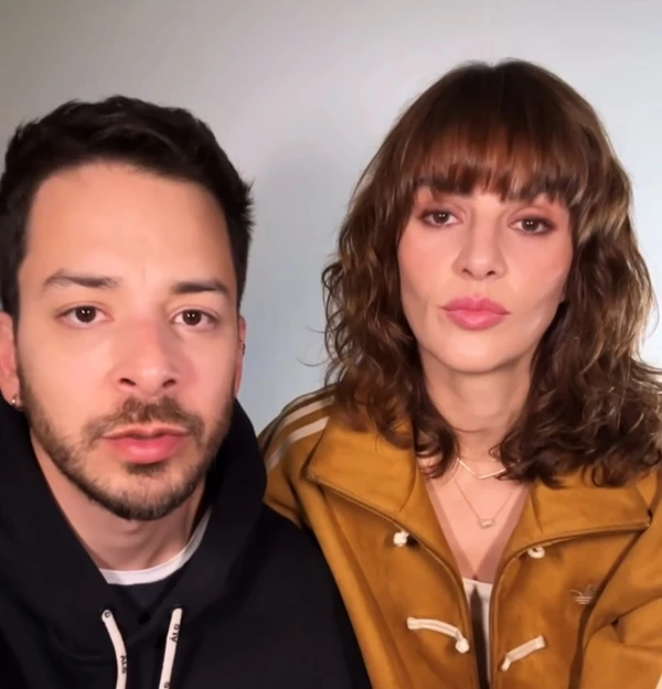 Junior Lima e Mônica Benini