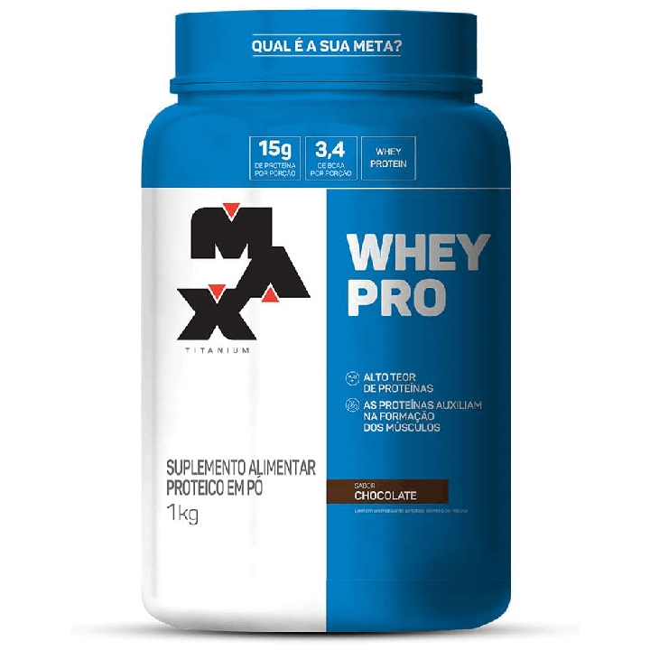 Whey Pro Max Titanium |1000G Chocolate