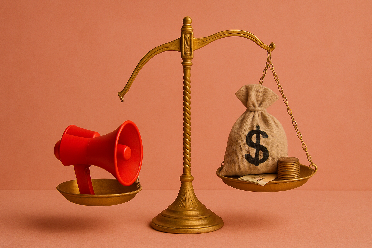 Discursos ideológicos custam caro para a economia do Brasil. Crédito: Imagem gerada pelo ChatGPT