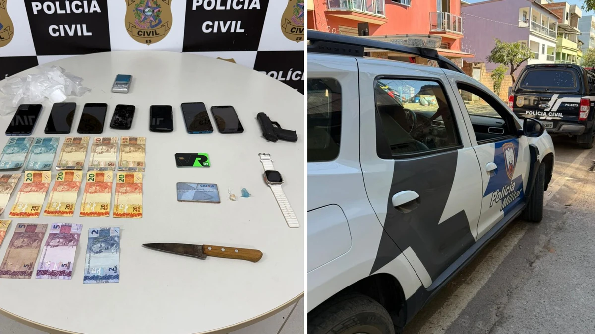 Casal suspeito traficar de drogas em casa de Castelo é preso