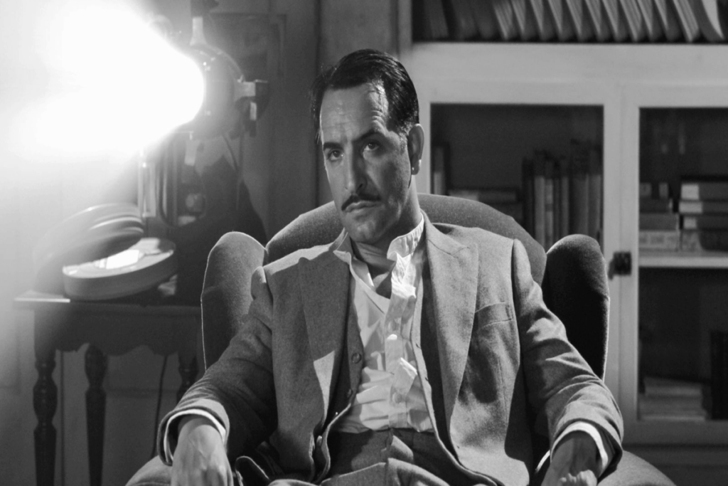 Em “O artista”, George Valentin resiste às transformações do cinema com medo de perder sua relevância (Imagem: Reprodução digital | PARIS FILMES)