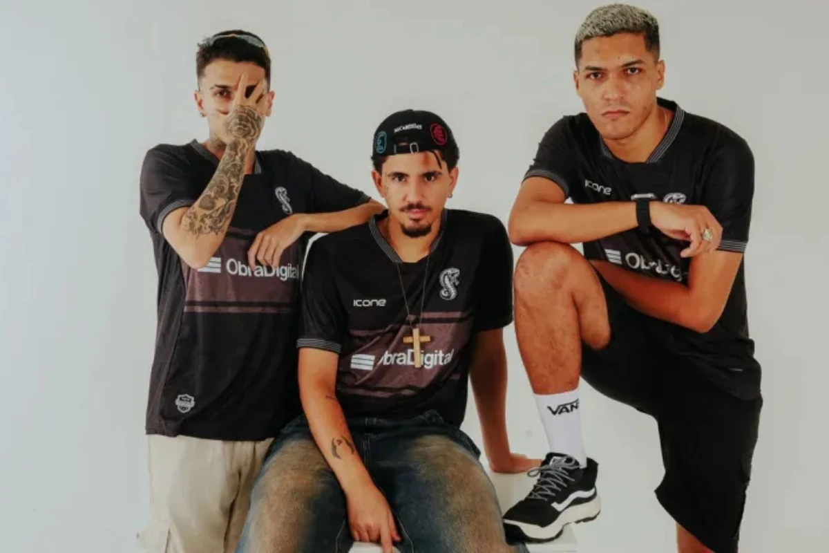 O MC Noventa representa o Espírito Santo ao lado dos colegas Martzin e Tubarão