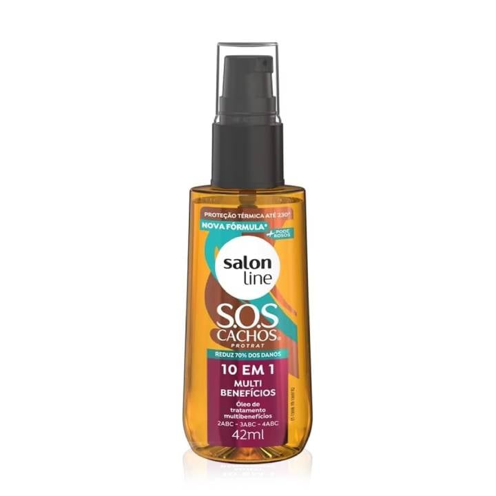 Óleo 10 em 1 Multibenefícios, SOS Cachos, Vegano 42ml