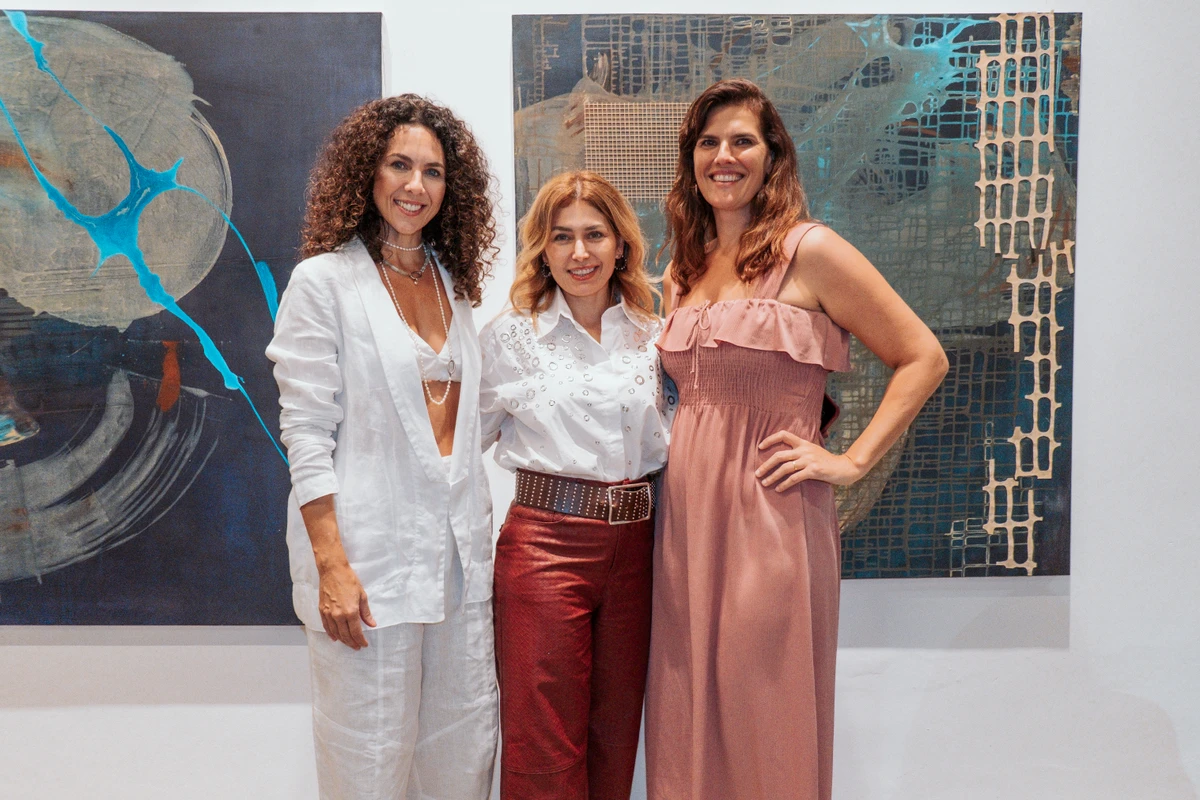 Samira Pavesi, Marina Giuberti e Carla Ribeiro