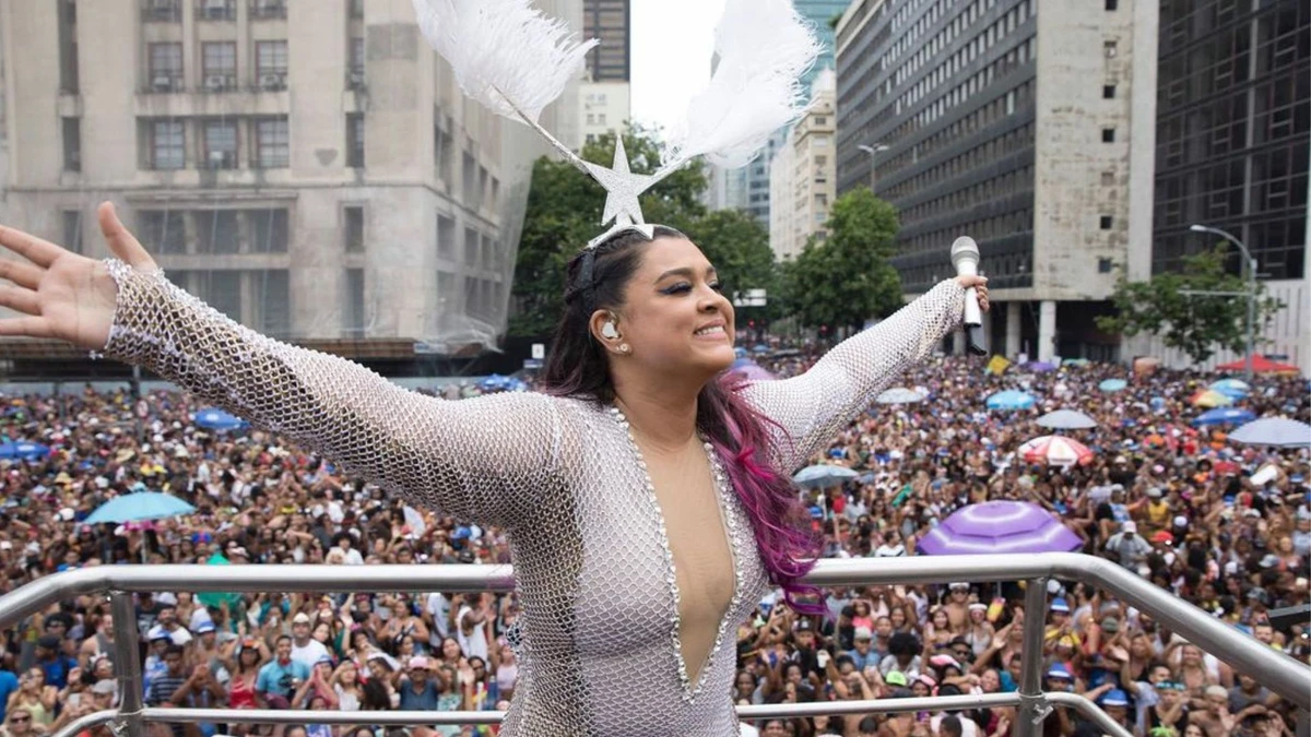 Publicação no instagram relembra Bloco da Preta Gil em 2018, no Rio de Janeiro