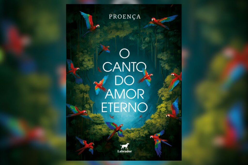 “O canto do amor eterno” conta a história de um casal que, em cada vida, se reencontra em cenários políticos diferentes (Imagem: Divulgação | Editora  Labrador)