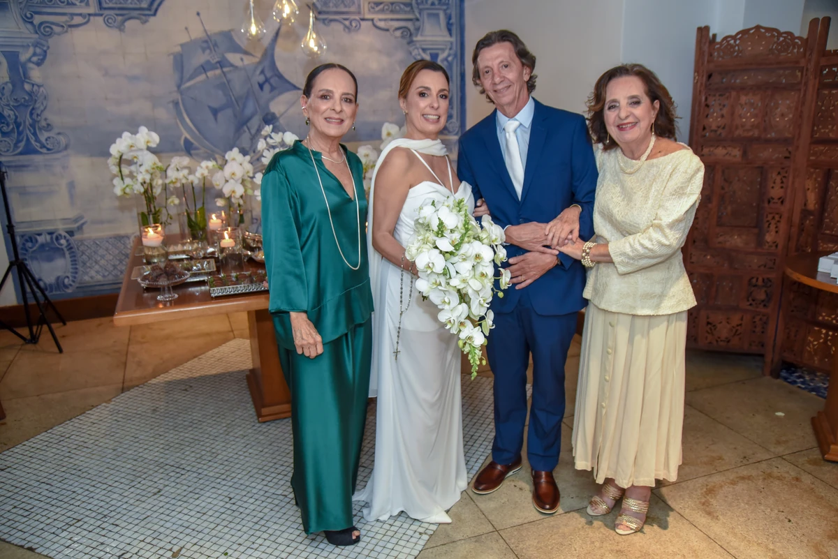 Bernadette Nascif, Ana Paula Nascif e Luiz Fernando Magalhães  e Cecília Nascif
