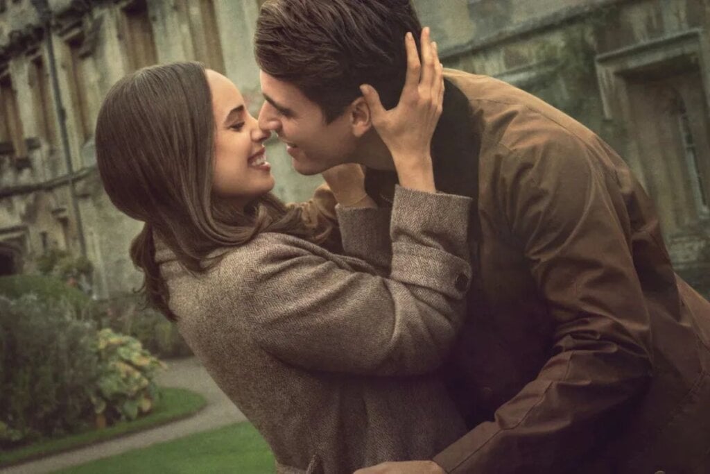 “Meu Ano em Oxford” acompanha a história de amor de um casal que tem seus destinos transformados após se conhecerem (Imagem: Reprodução digital | Netflix)