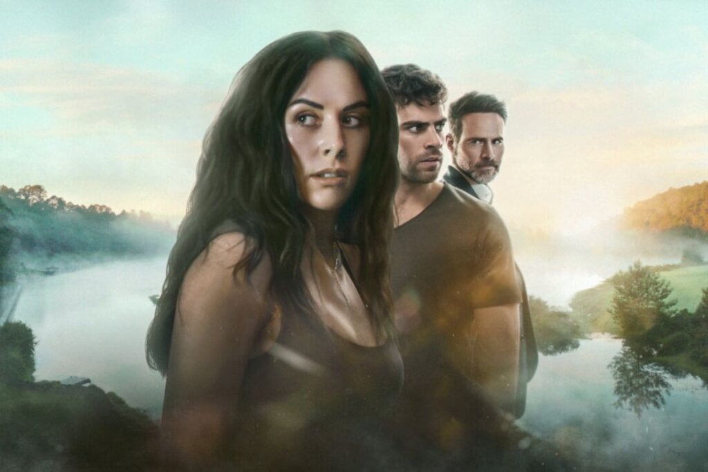 “Pecados Inconfessáveis” acompanha a história de uma mulher cujo marido desaparece após seu acompanhante de luxo tentar seduzi-lo (Imagem: Reprodução digital | Netflix)