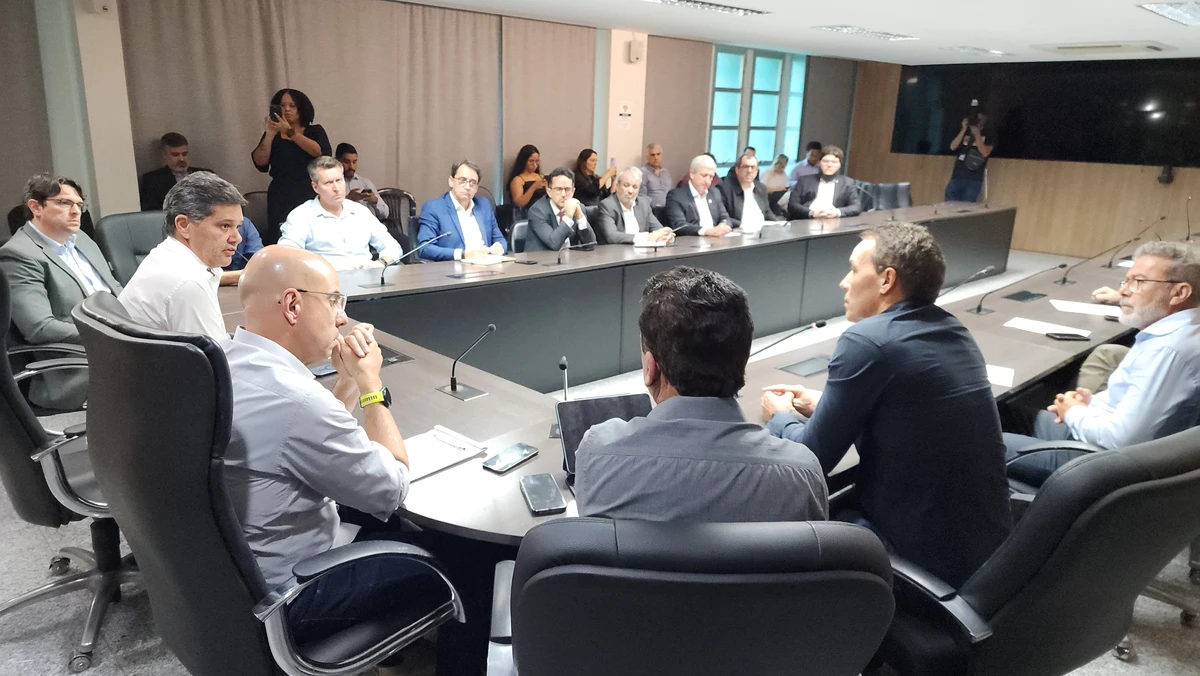 Reunião do governo do Espírito Santo com o setor de rochas