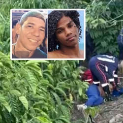 Caso aconteceu no final da tarde de segunda-feira (28) na localidade de Estrela do Norte; vítimas foram identificadas como Adalberto dos Santos Fontoura, de 54 anos, e Diego Gonçalves Fontoura, de 19 anos