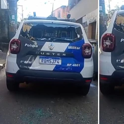 Equipe atuava em ocorrência de celular furtado, quando foi atacada no bairro Itararé