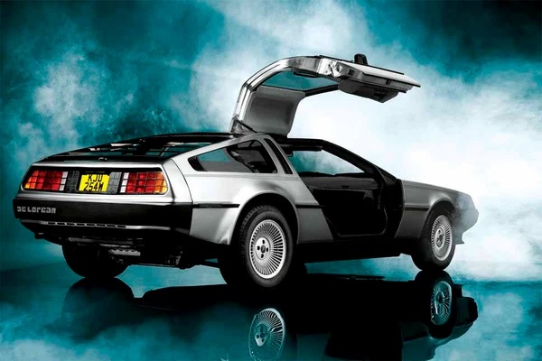 DeLorean, carro inspirado no clássico do cinema De Volta para o Futuro