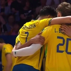 Brasil perdeu o primeiro set, mas conquistou o triunfo por 3 a 1 nesta quarta-feira