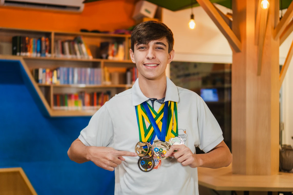 Alunos do Primeiro Mundo são destaque em olímpiadas escolares