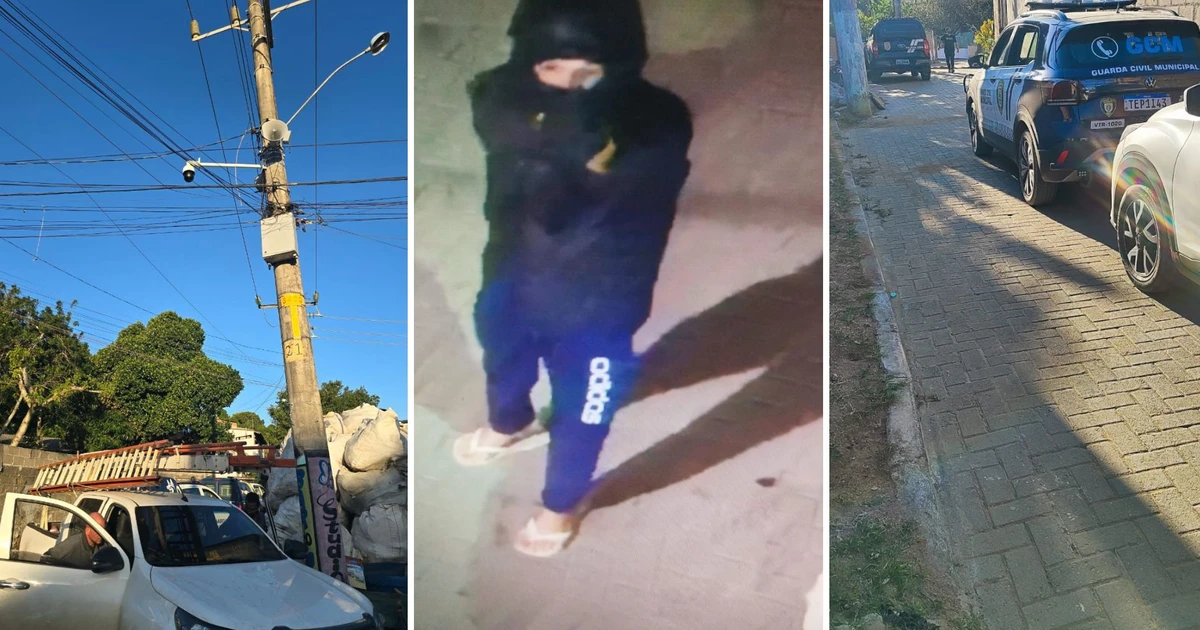 Homem atira contra câmera de segurança e é preso em Marataízes, no ES ...