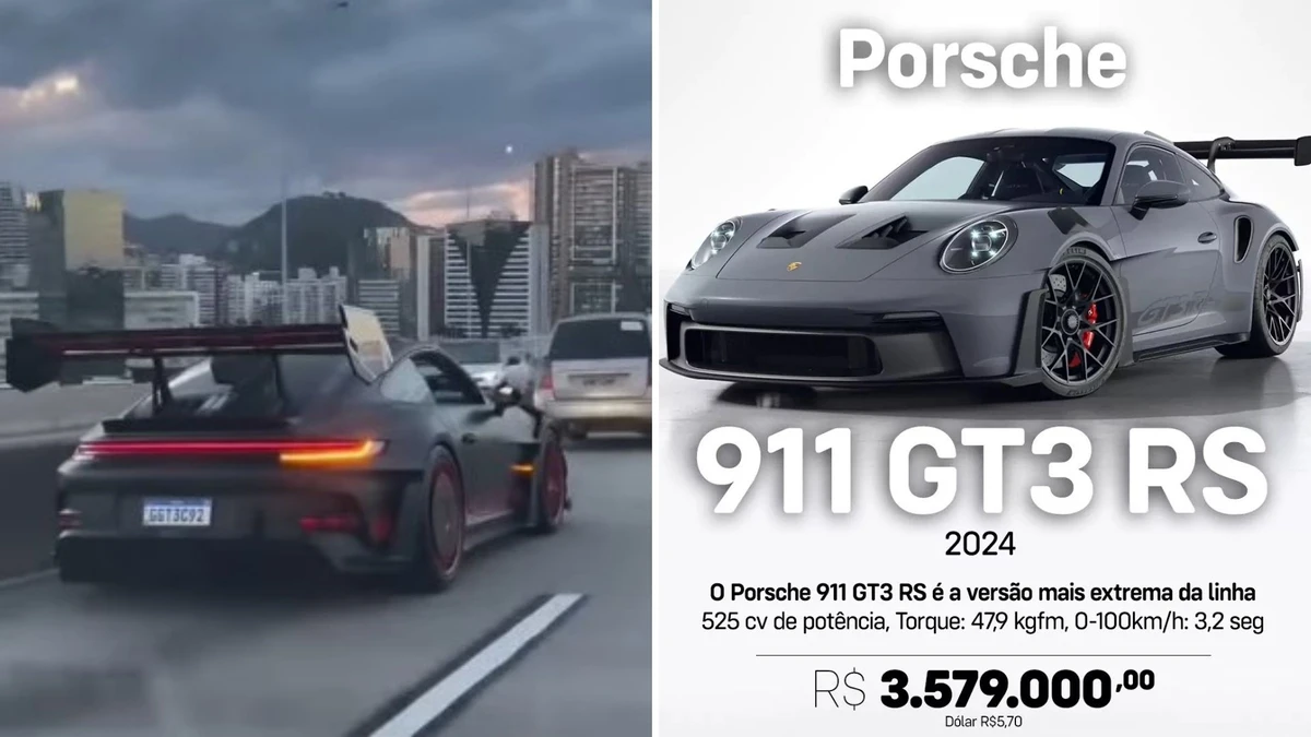 Anúncio mostra que valor de carro visto na Terceira Ponte passa dos R$ 3,5 milhões