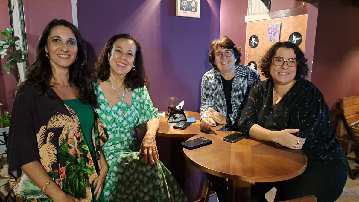 Cínthia Ferreira recebe Ilda Castro, Vivani Nogueira e Karine Nobre