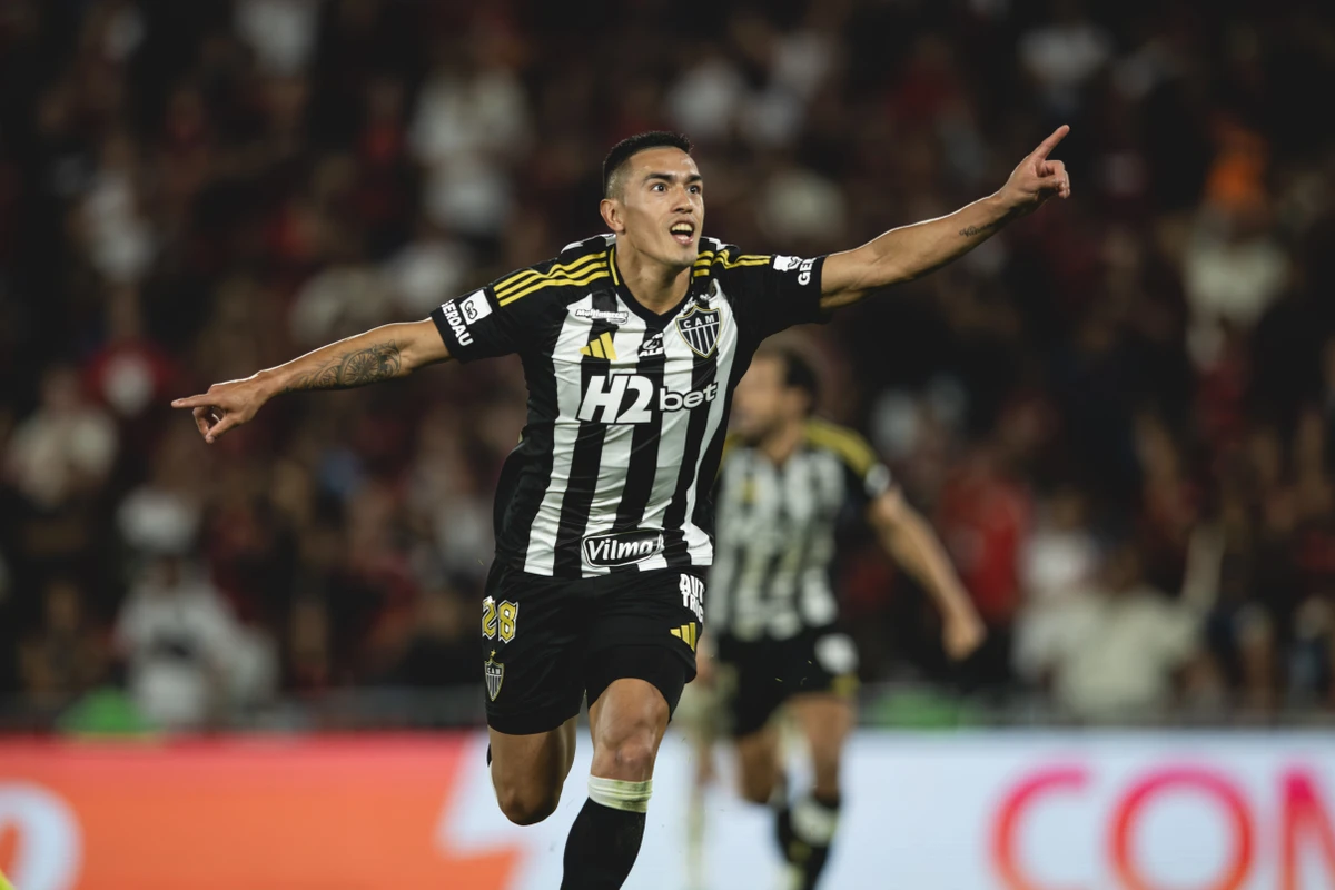 Cuello marcou o gol da vitória do Atlético-MG na vitória sobre o Flamengo