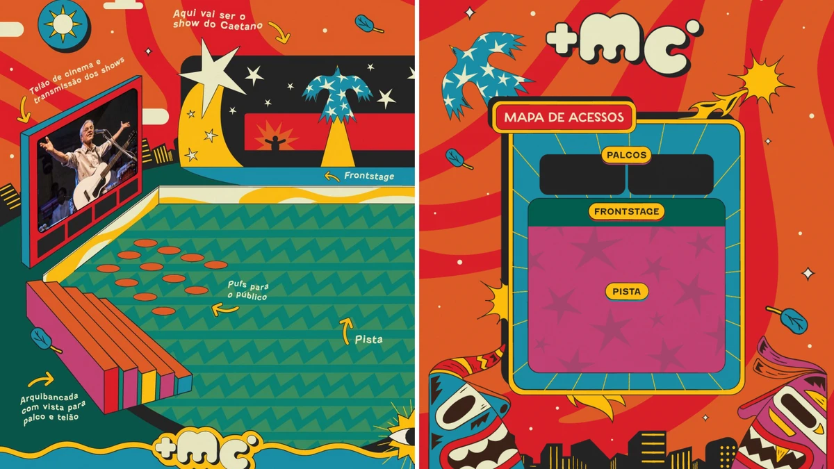 Mapa do Festival +MC