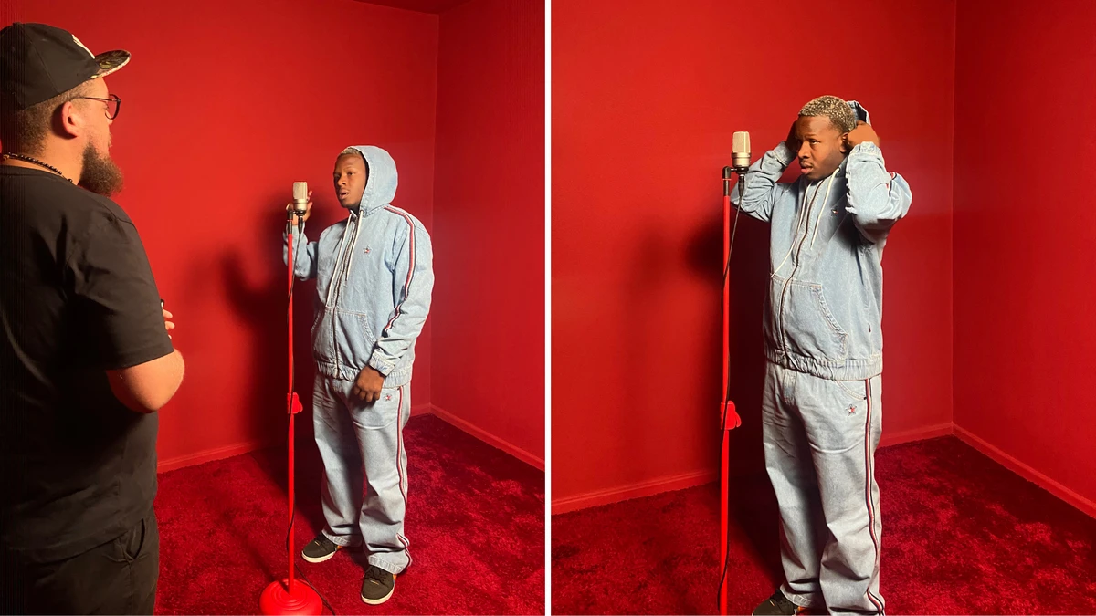 Bastidores da gravação do rapper capixaba Akilla