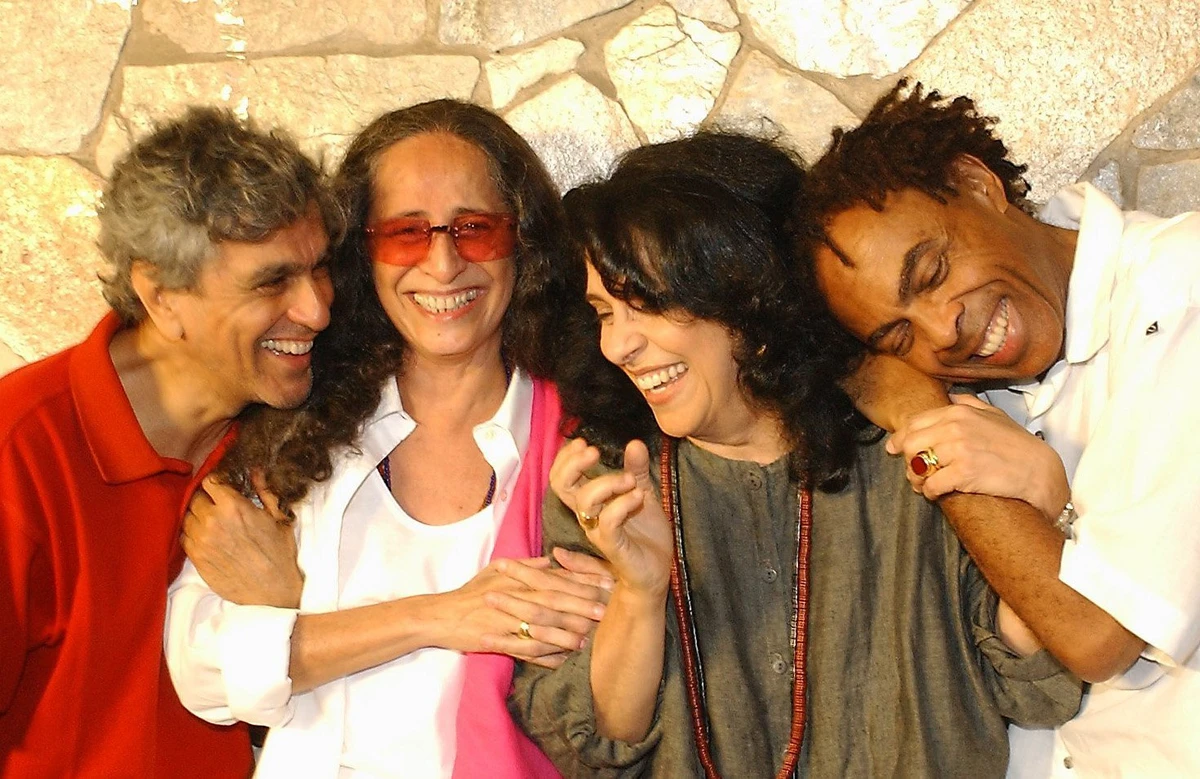 Caetano Veloso, Gal Costa, Gilberto Gil e Maria Bethânia, em 2002