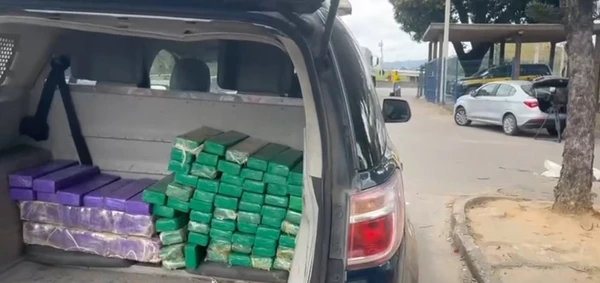 Mais de 100 quilos de maconha apreendidos pela PRF