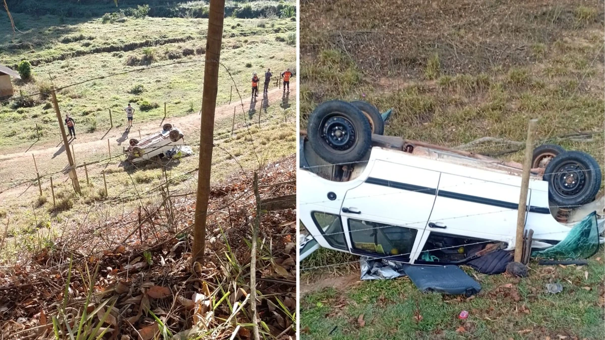 Homem morre após carro capotar em ribanceira em Muqui 