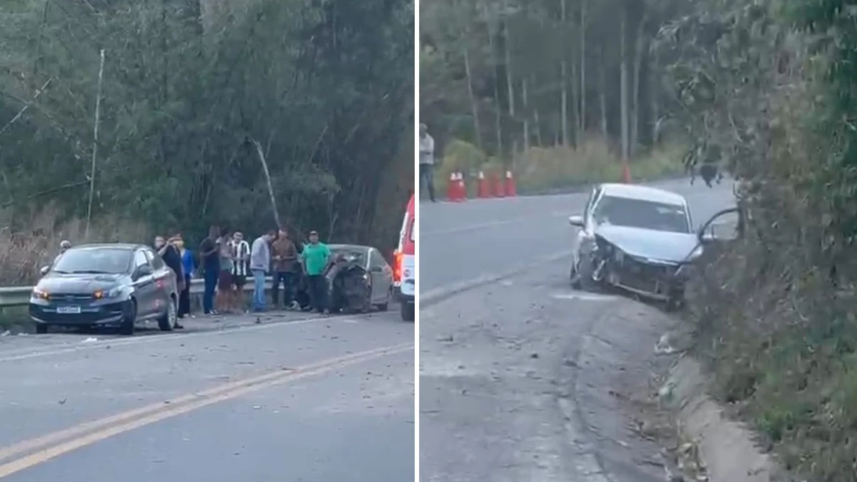 Batida entre dois carros deixou criança gravemente ferida em Conceição do Castelo