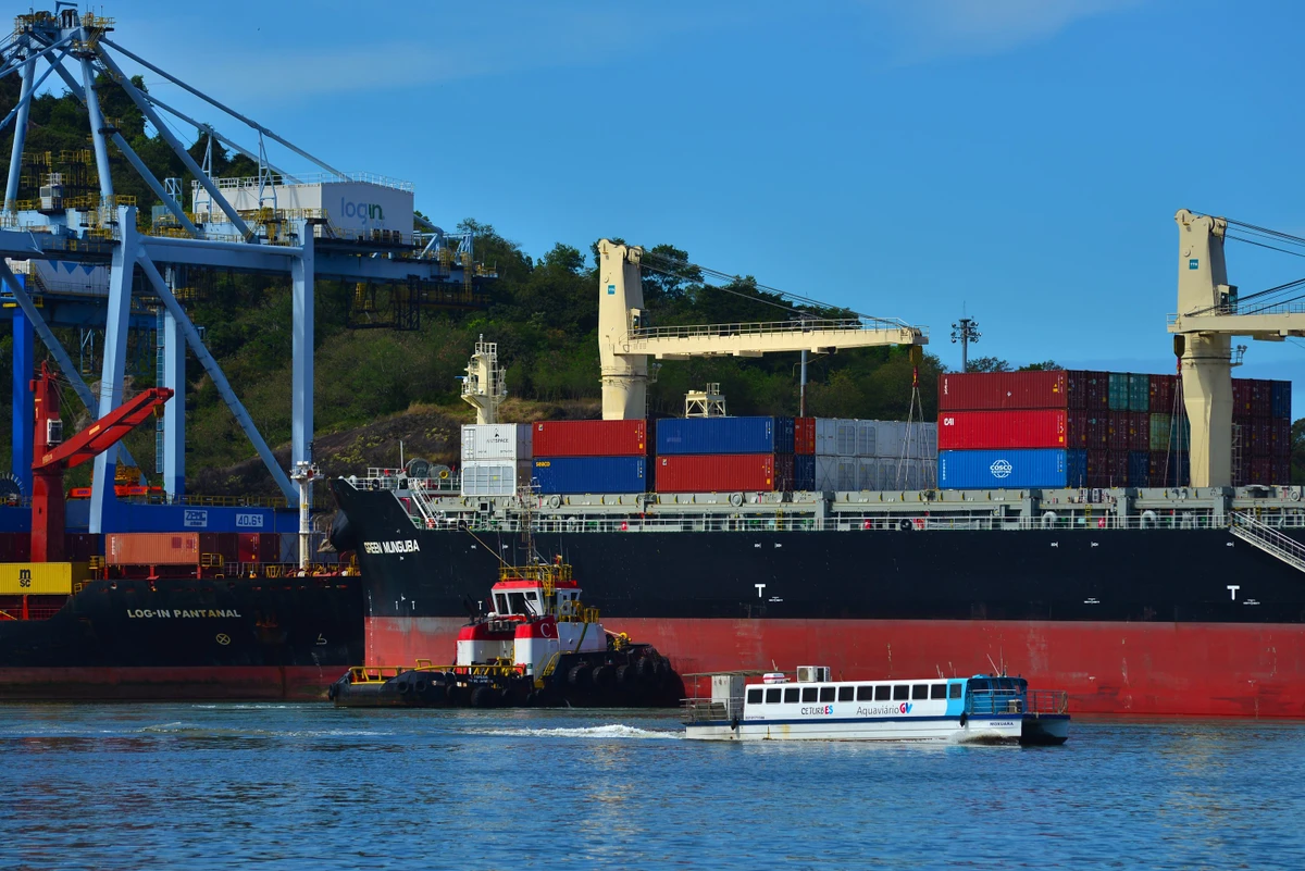 Movimentação portuária no Terminal de Vila Velha, TVV