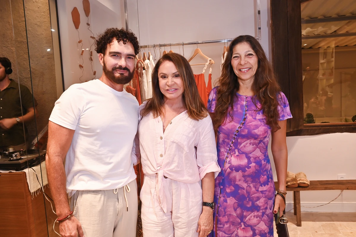 André Poubel, Rose Frizzera e Renata Rosa