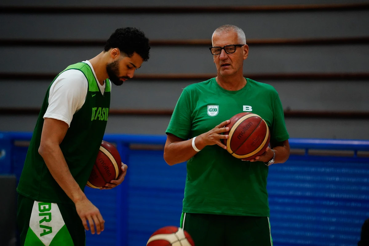 Treino da Seleção Brasileira de Basquete no Sesc Guarapari